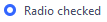 state concept on a Radio Button component in Evergreen.