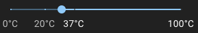 reversed concept on a Slider component in Material Components Web.